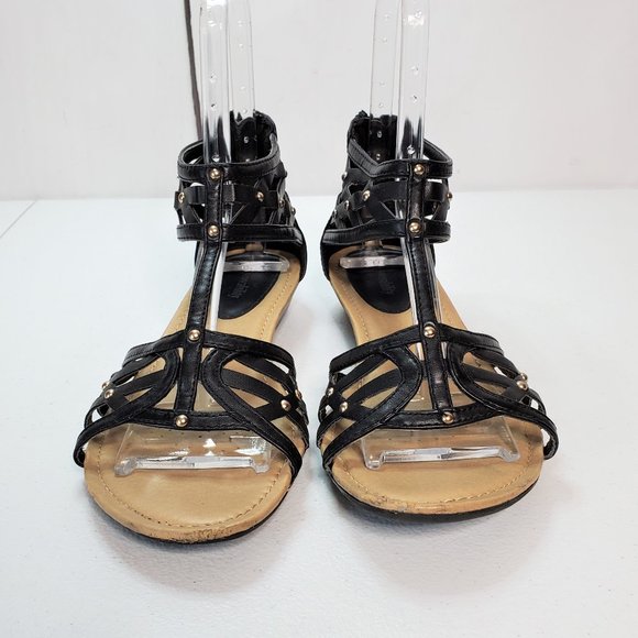 *SOLD* Sole (Sense)Ability Comfort Wedge Gladiator Sandal - Picture 2 of 8